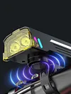 2Pcs Headlight & Taillight Bike Front Lamp Waterproof 4 Modes Bicycle Flashlight