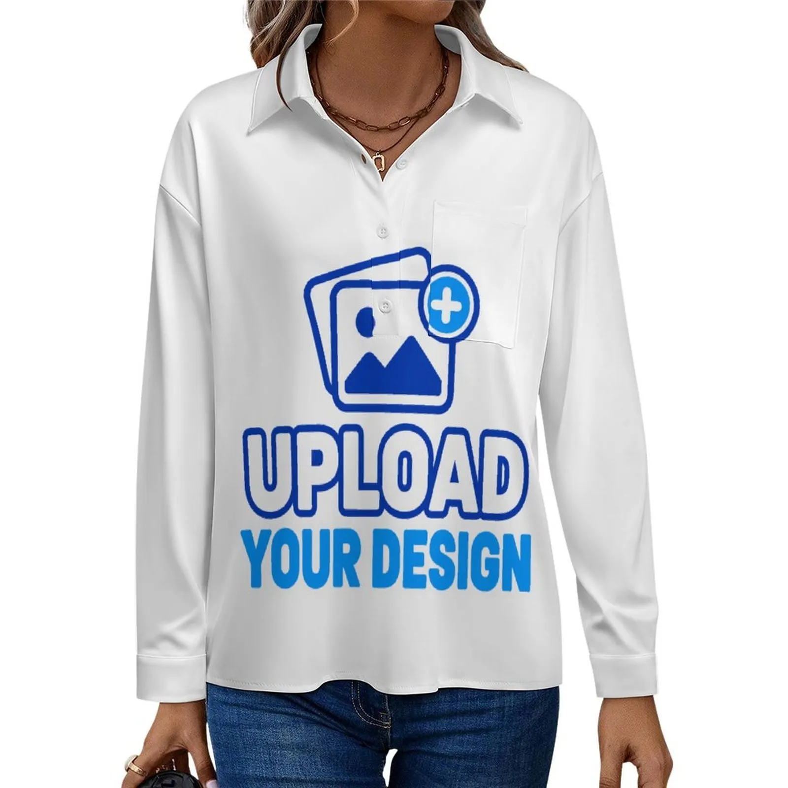 Custom Drop-Shoulder Long-Sleeve Relaxed Shirt product image 8