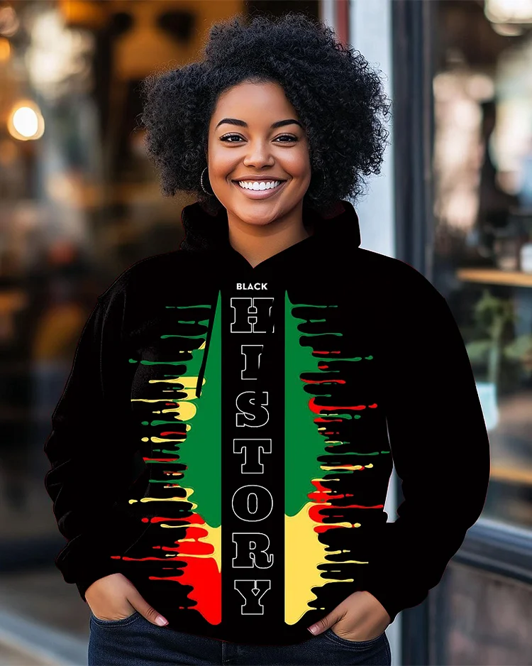 Black History Long-sleeved Hoodie