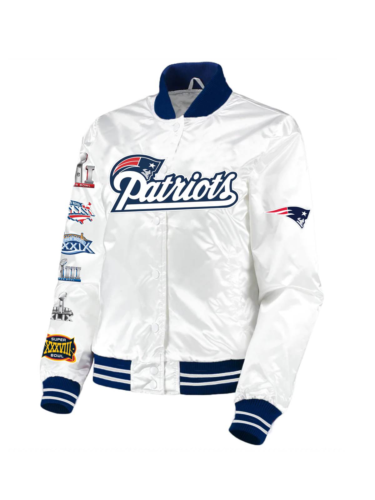 patriots satin jacket