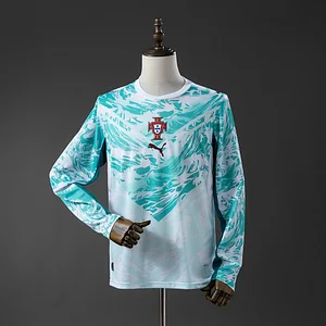 2026 Long Sleeve Portugal Away Football Shirt 1:1 Thai Quality