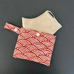 pornhint Pornhint Face masks case Face mask pouch Face Mask storage Mask holder Cosmetics bag Small bag Key chain