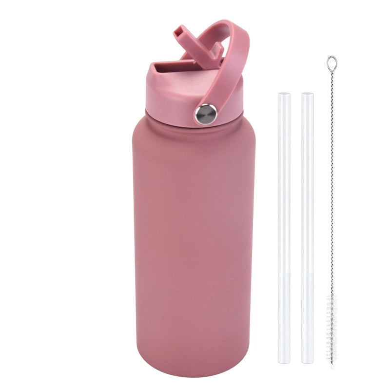 Casual Solid Color Stainless Steel Thermos Cup