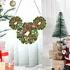 DIY Mickey Mouse Wreath-Diamond Painting Pendant