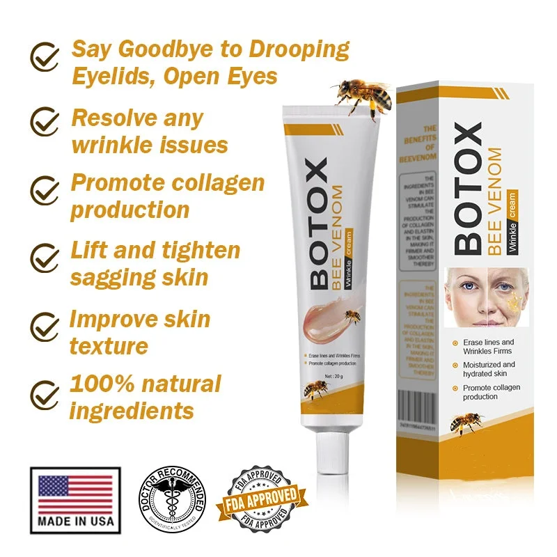 🔥Last Day 50%👩‍⚕️Botox Bee Venom Wrinkle Removal Cream