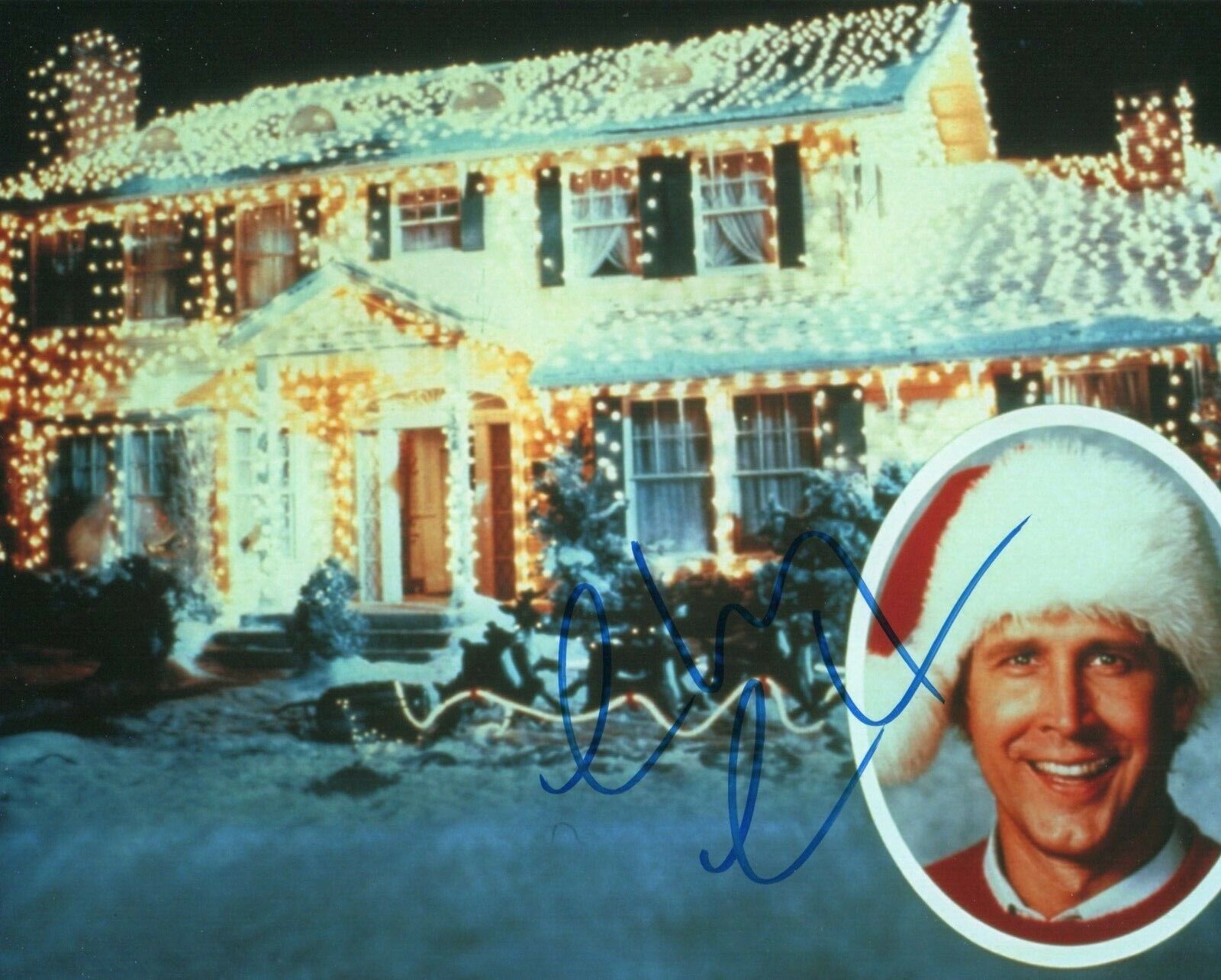 Autographed Chevy Chase signed 8 x 10 Photo Poster painting Christmas Vacation