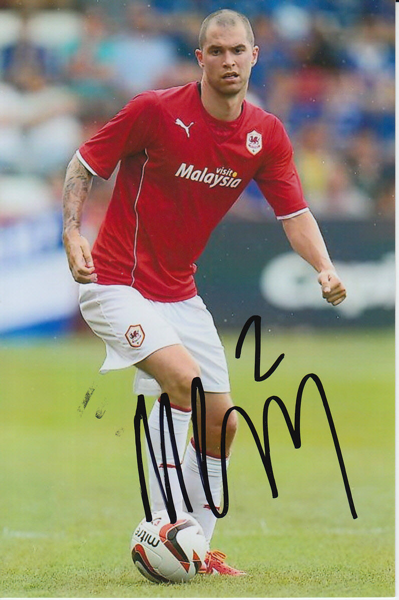 CARDIFF CITY HAND SIGNED MATTHEW CONNOLLY 6X4 Photo Poster painting.