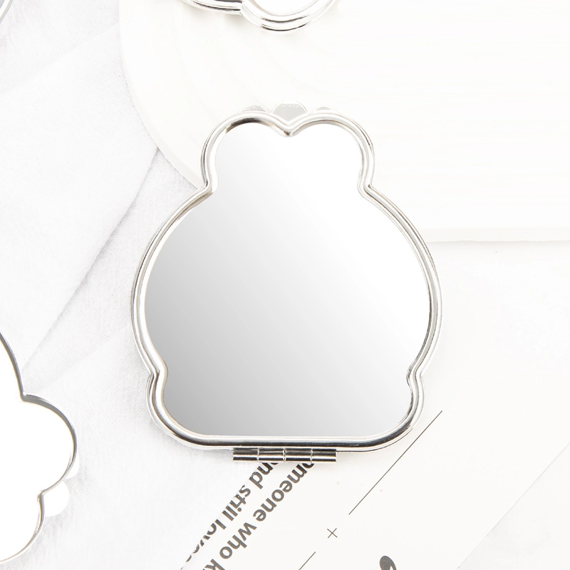 Minimalist Geometric Pu Leather Glass Iron Mirror 1 Piece