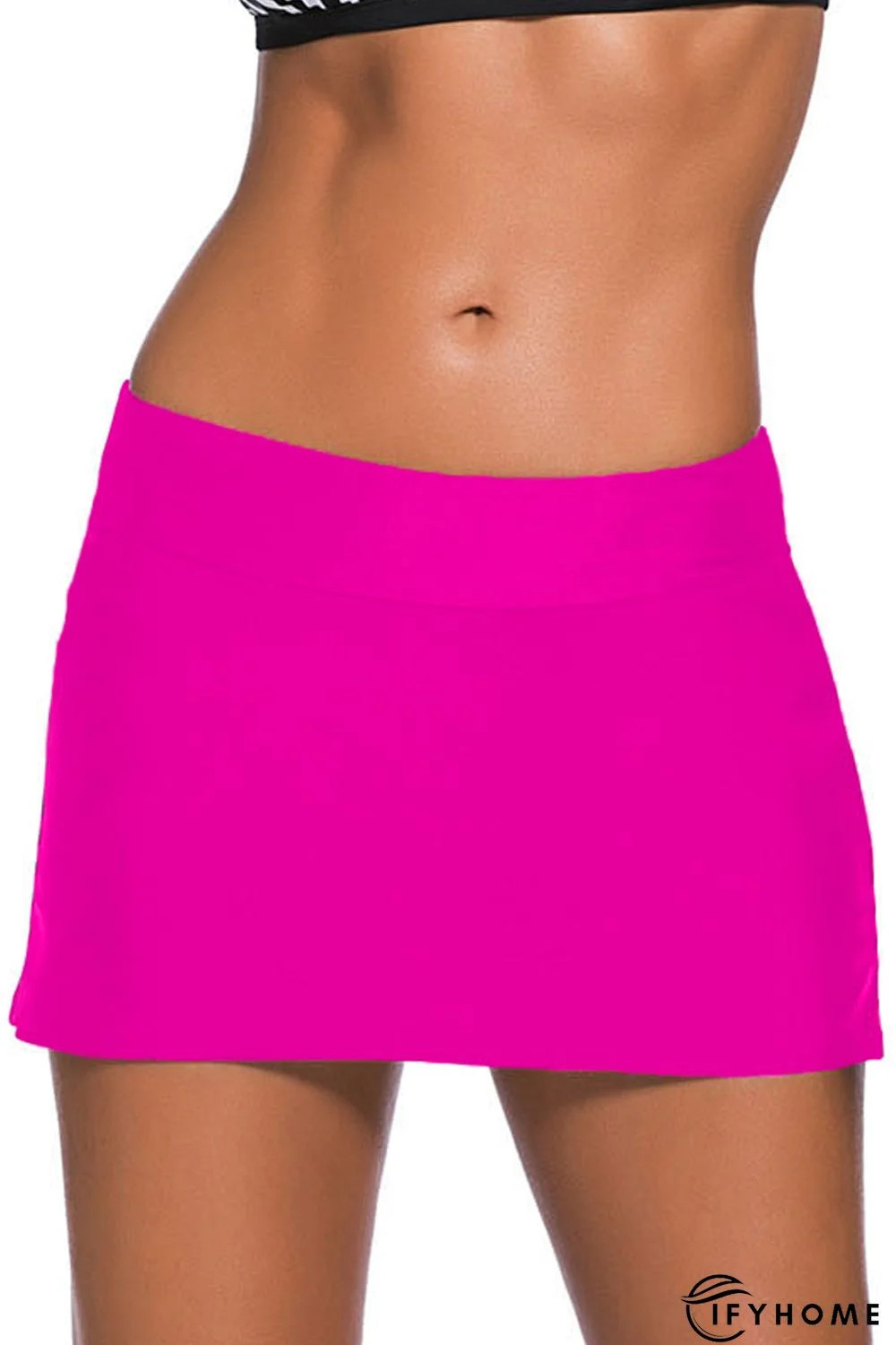 Plus Size Rosy Skirted Swim Bikini Bottom | IFYHOME