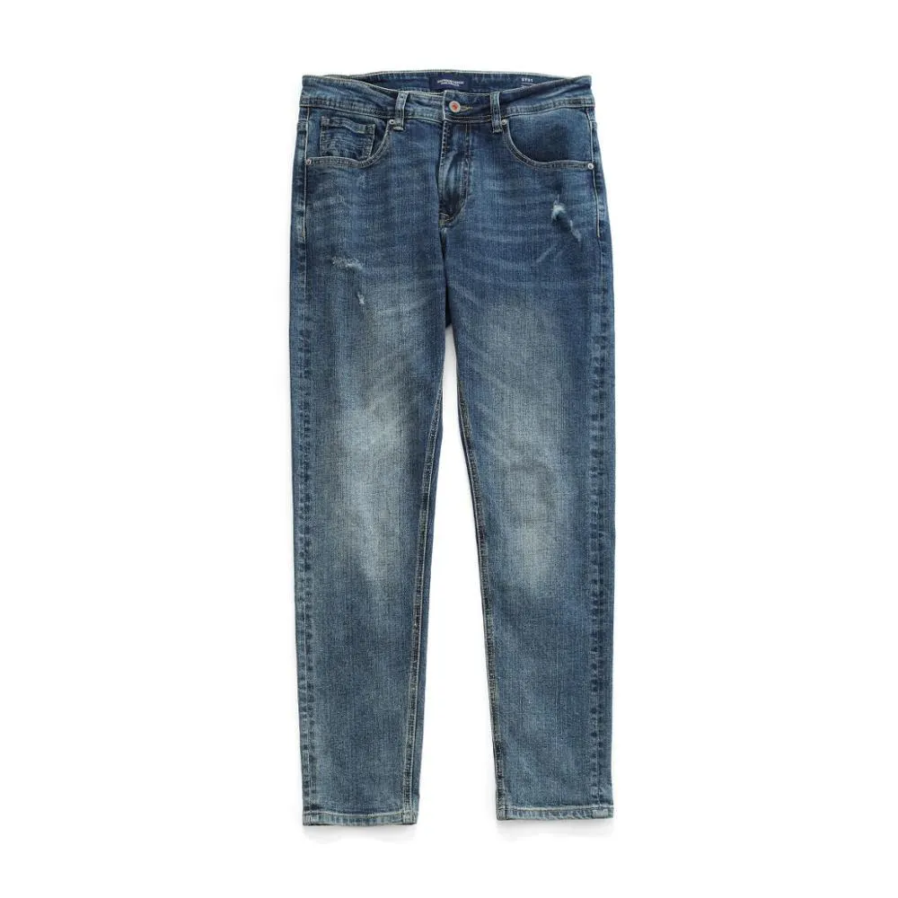 SIMWOOD 2021 New Jeans Men Classical Jean High Quality Straight Leg Male Casual Pants Plus Size Cotton Denim Trousers  180348