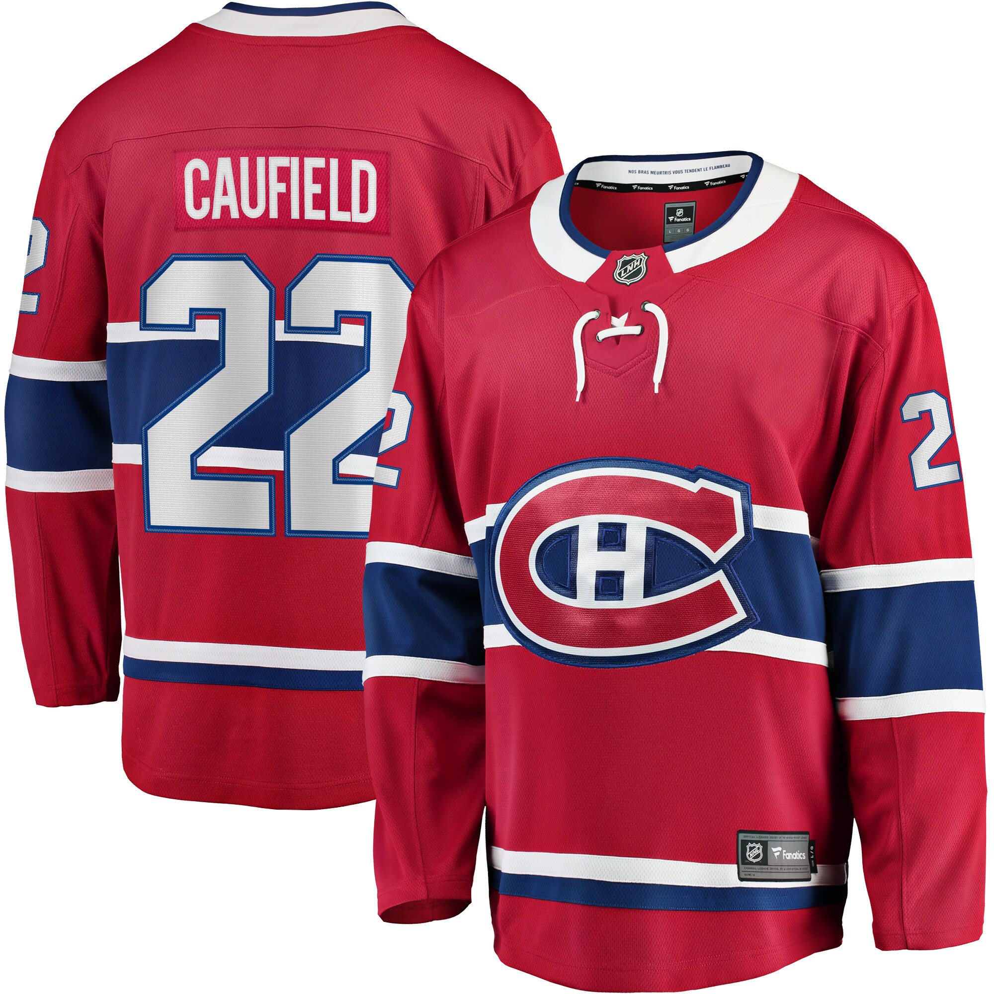 Cole Caufield Montreal Canadiens Fanatics Home Breakaway Replica Jersey &ndash; Red mysite