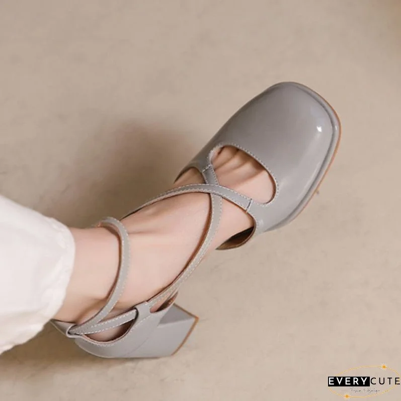 High Heels Mary Janes Women Shoes Lolita Thick Platform Pumps New Summer Sandals Retro Ladies Shoes Trend Party Zapatos