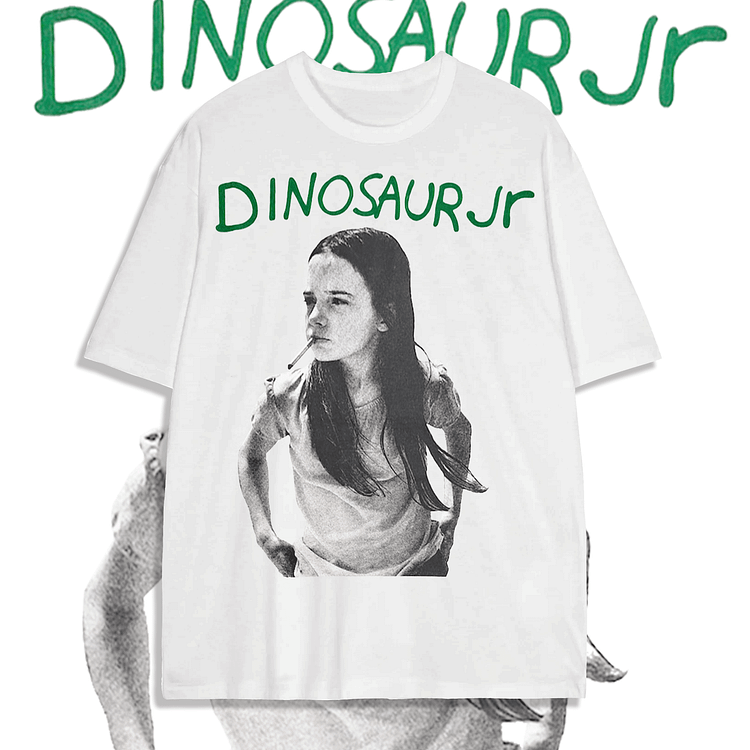 Davidhawaii100% Cotton Casual Trendy Rock Double-sided White T-shirt - 100% Cotton