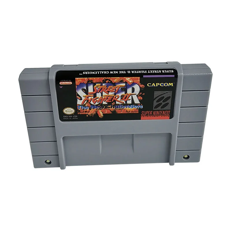 Super Street Fighter II - The New Challengers SNES For Super Nintendo Entertainment System - 16 Bit US Version Game Cartridge