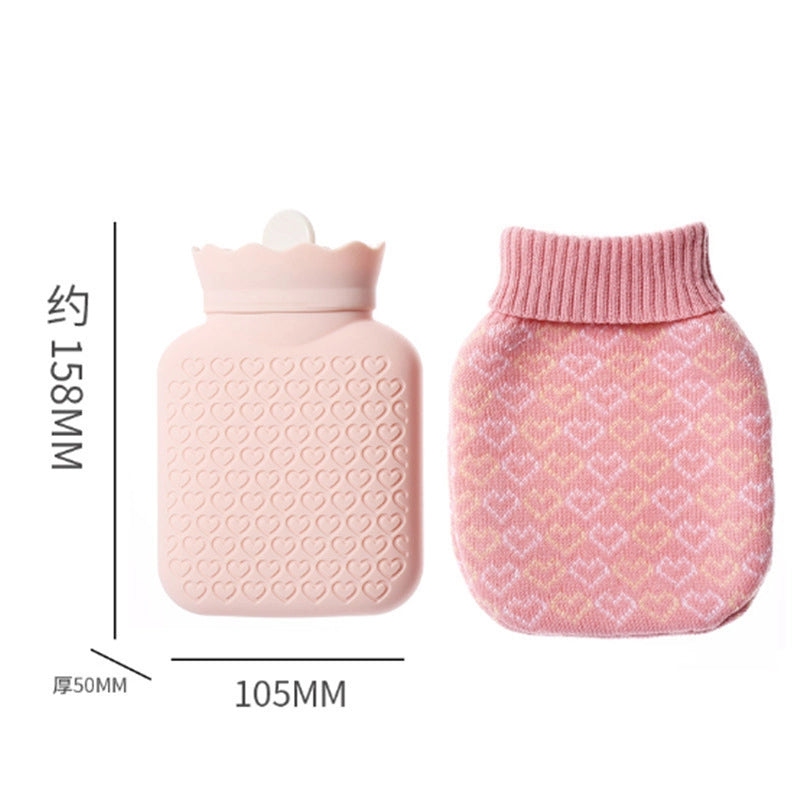 Judy Silicone Hot Water Bag Water Filling Microwave Heating Student Explosion-proof Warm Baby Water Filling Warm Water Bag