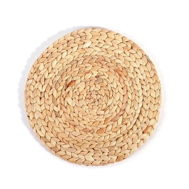 Retro Solid Color Water Hyacinth Grass Placemat