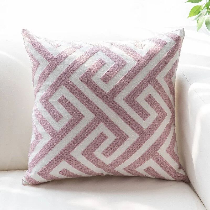 Geometric Cushion Cover 45x 45cm Colorful Pillow Cover Handmade Square Home Decoration for living Room Bed Room Home Decor