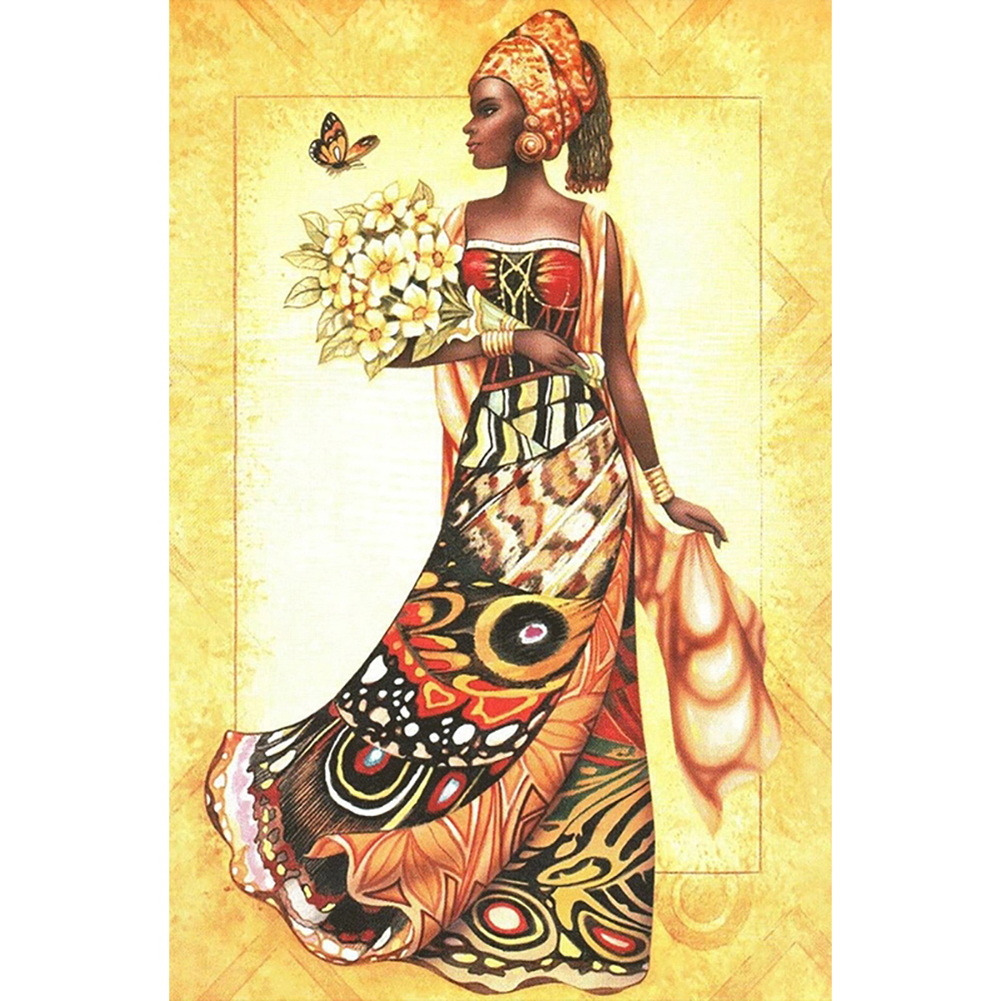 

30*40CM - Square Drill Diamond Painting - Indian, 501 Original