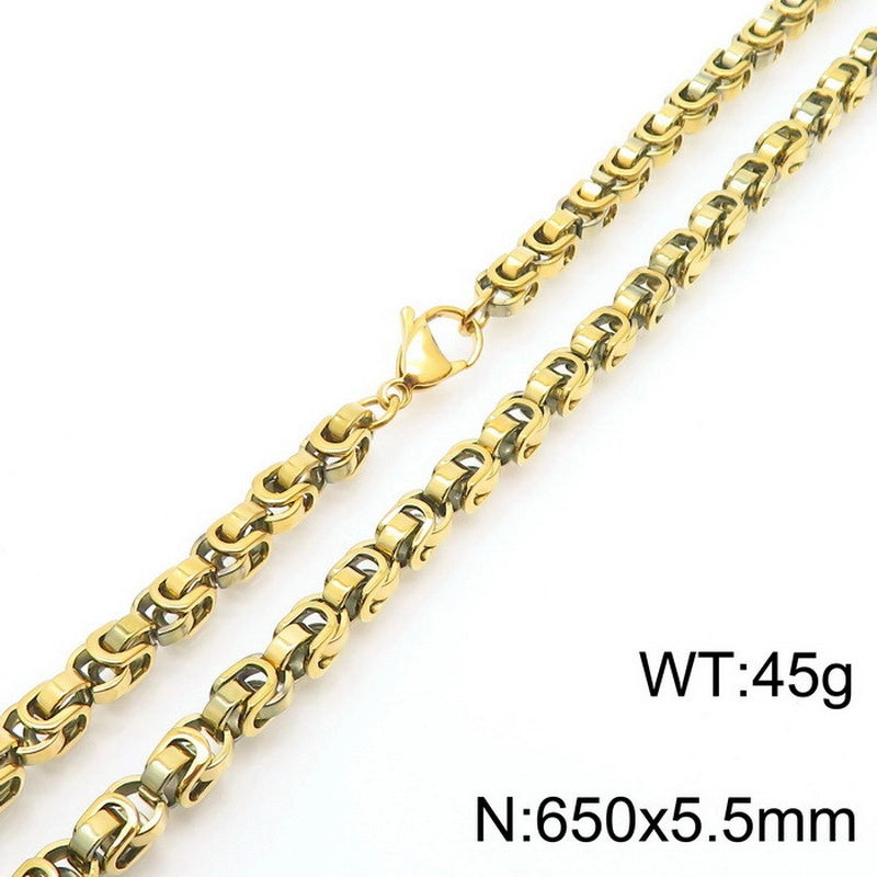 Fashion Popular Stainless Steel More Sizes Bamboo Necklace Choker Bracelet Necklace Accessories