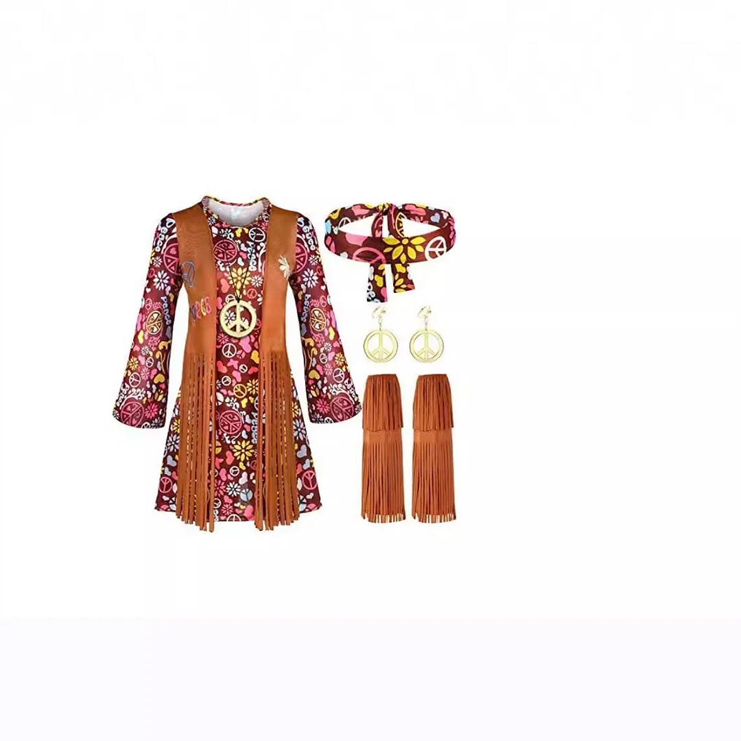 Athvotar Athvotar Women's Esque Spies Costume Vintage Hippie Party Costume Halloween Arabian Costume