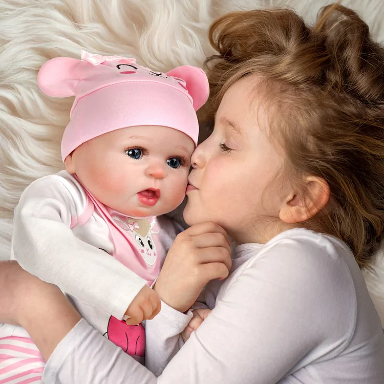 OYESY 19 Inch Reborn Baby Doll – Realistic Sleeping Newborn Doll With Magnetic Pacifier & Outfit