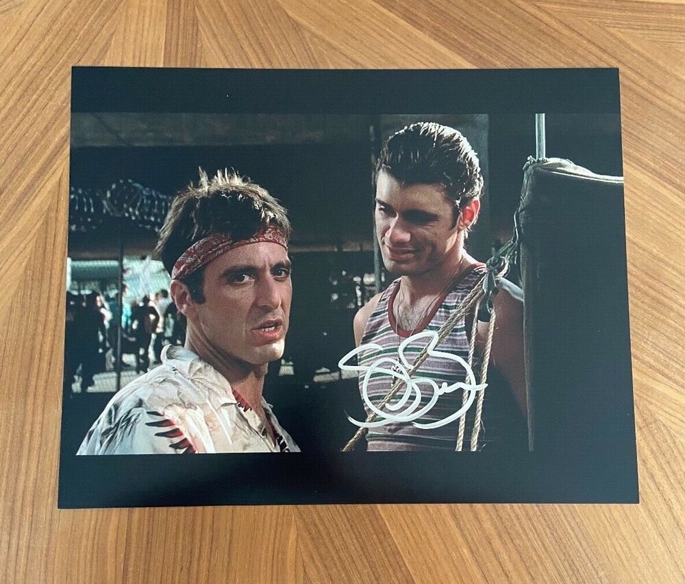 * STEVEN BAUER * signed 11x14 Photo Poster painting * SCARFACE * MANNY * * PROOF * 3