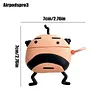 For AirPods Silicone Bearded Uncle Earphones Case Wear Resist Funny Earphone Protective Cover Shock Absorption Stylish Earphone Protection for Girls Women Teens Boys