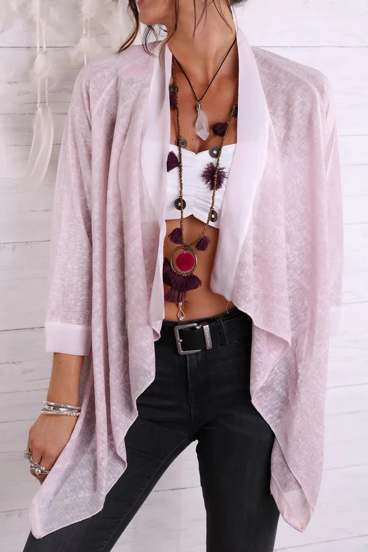 Forever Young Linen and Silk Kimono Top