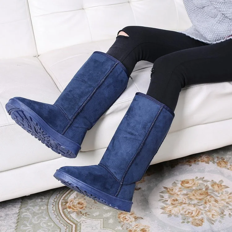 Womens Boots European and American Fashion Winter Snow Boots Women's High Boots 33 Cm Tall Women's Boots Size 41 Botas Mujer