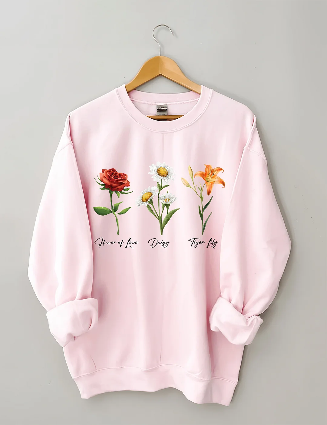 Flower Of Love Daisy Tiger Lily FDT Sweatshirt