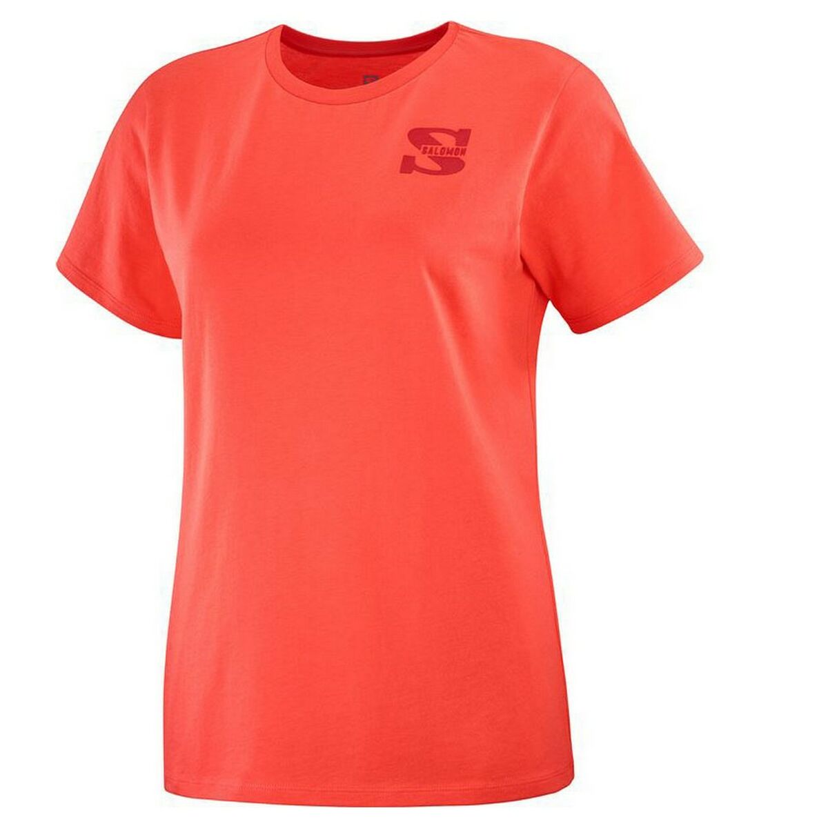 Men&rsquo;s Short Sleeve T-Shirt Salomon Outlife Small Logo Orange