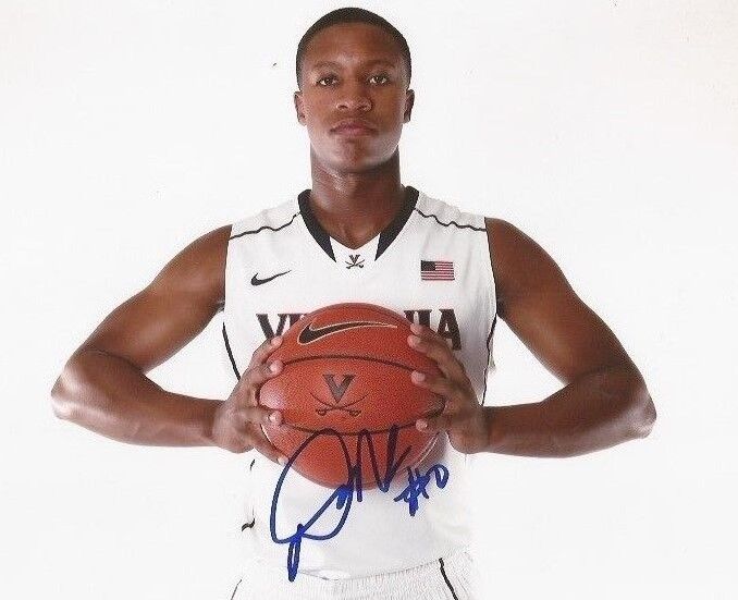 Devon Hall signed Virginia Cavaliers 8x10 Photo Poster painting autographed UVA 3