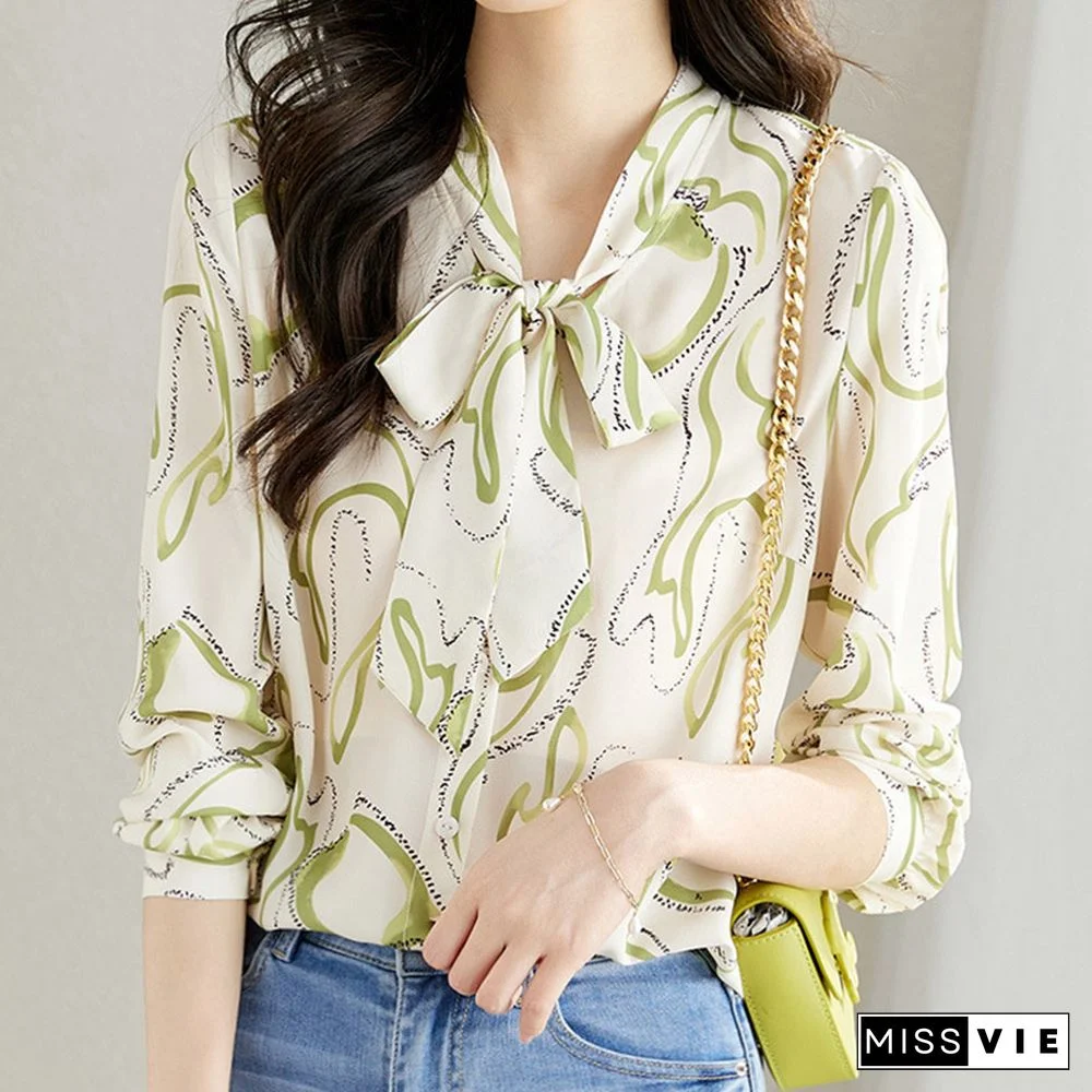 Fashion Floral Print Long Sleeve Casual Shirt