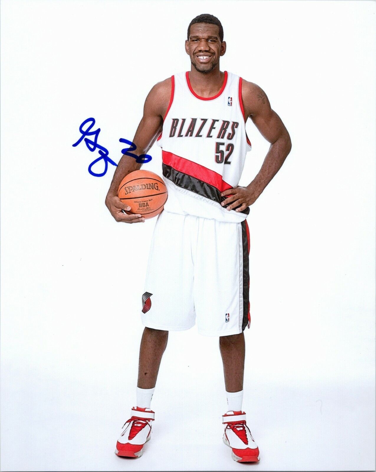 ~~ GREG ODEN Authentic Hand-Signed Portland Trail Blazers