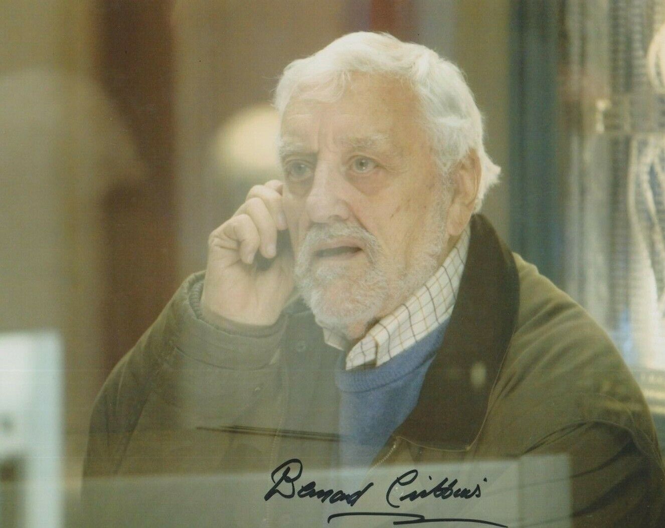 Bernard Cribbins **HAND SIGNED** 8x10 Photo Poster painting ~ AUTOGRAPHED ~ Doctor Who