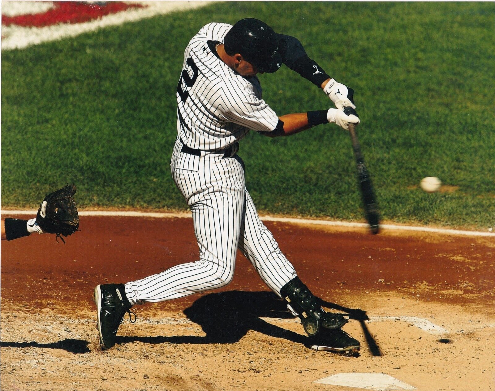 DEREK JETER NEW YORK YANKEES COLOR ACTION 8x10