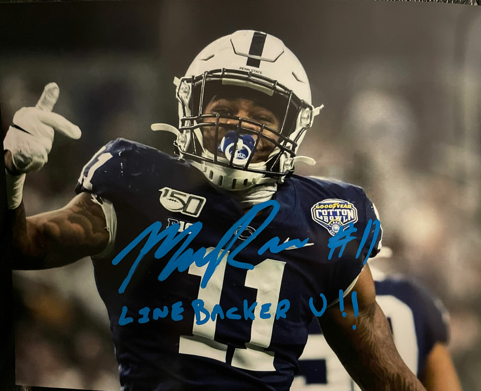 Micah Parsons Autographed Signed 8x10 Photo Poster painting ( Cowboys ) REPRINT