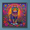 Colorful Cats-Full Round Diamond Painting 30*30CM