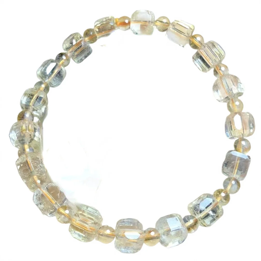 Cube Sugar Citrine Bracelet