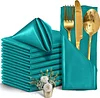 43x43cm Smooth Satin Wedding Event Resturant Napkins