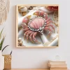 Krabbe 5d DIY Sonderform Teilbohrer Dimond Gemälde Wanddekoration 30x30cm