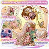 Japanese Girl Diamond Painting Kit 5D Partial Drill Rhinestone Art 30x30cm