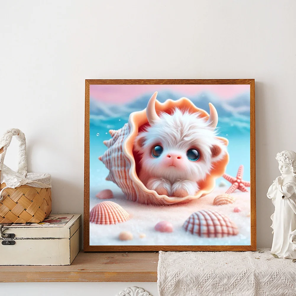 Diamond Painting - Full Round Drill - Shells Yak(Canvas|30*30cm)