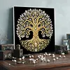 (30x30cm)Tree of Life DIY Pearl Painting Art With Inner Frame Handmade Pearl Material Art Kit Living Room Decor