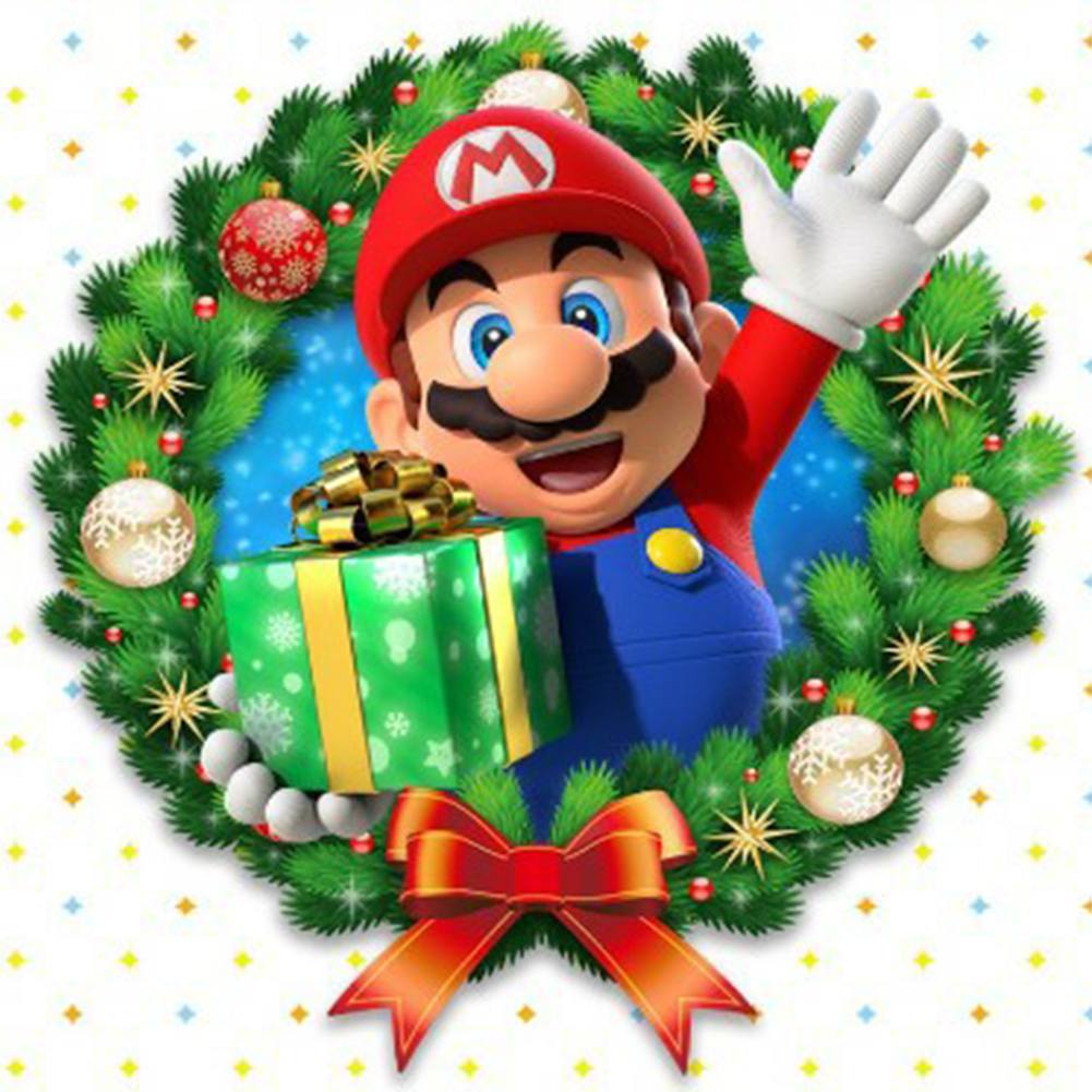 

Mario Circle - Round Drill Diamond Painting - 30*30CM, 501 Original