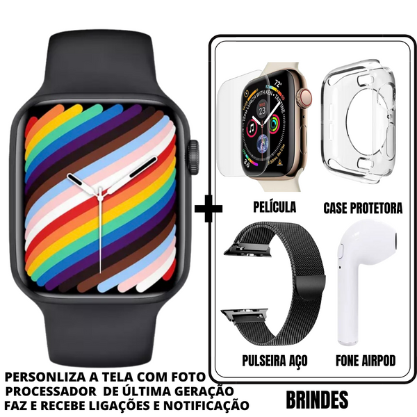 T500+Plus IWO Serie 7 Silver Smartwatch Versión 2022 – Maxliberato