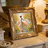 Fille tournesol, kits sp&eacute;ciaux de peinture en forme de 5d bricolage partiel en diamant pour adultes, d&eacute;butants, d&eacute;coration int&eacute;rieure, peintures de diamants, art de pierres pr&eacute;cieuses 30x30cm