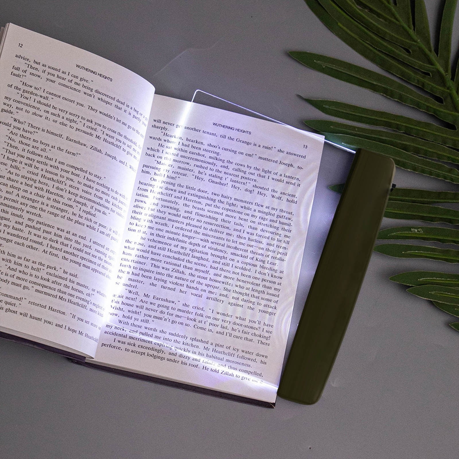Sales Today Clearance Only,Flat Book Light for Reading in Bed at Night Clear LED Book Full Page Light Illuminator Panel Plate Lamp Board Wireless