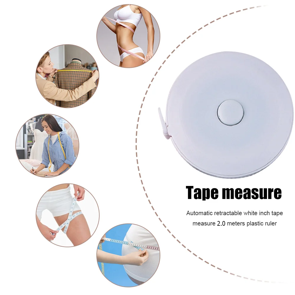 2m Retractable Measure Tape Children Height Size Gauge Measurement Ruler