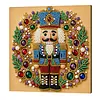 Kit de peinture de perles encadr&eacute; de No&euml;l 25x25cm pour adultes